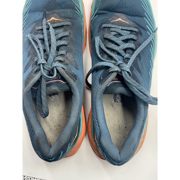 Hoka One One Torrent 2 Womens 10 Trail Running Shoes Teal Orange 1110497 RTCN - Picture 6 of 13